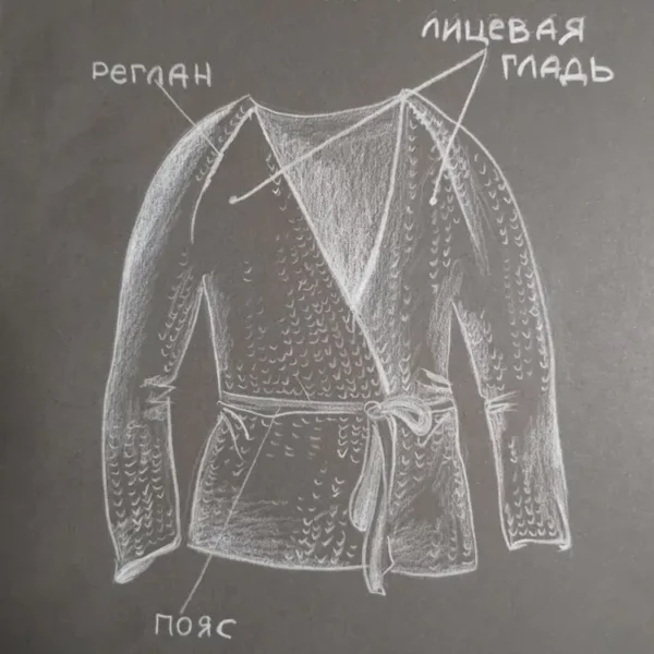 Вяжем кофту с запахом